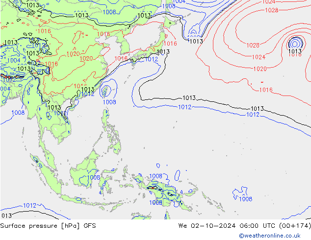 GFS: Çar 02.10.2024 06 UTC