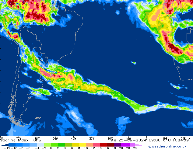 Soaring Index GFS We 25.09.2024 09 UTC