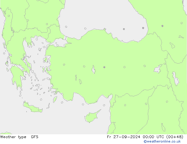 Weather type GFS Fr 27.09.2024 00 UTC