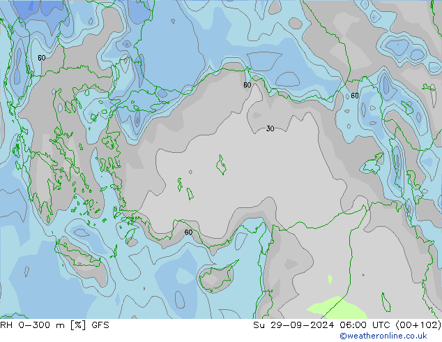 0-300 m Nispi Nem GFS Paz 29.09.2024 06 UTC