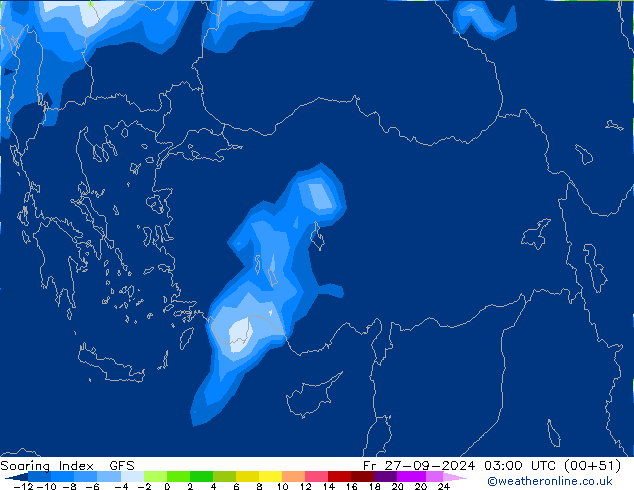 Soaring Index GFS pt. 27.09.2024 03 UTC