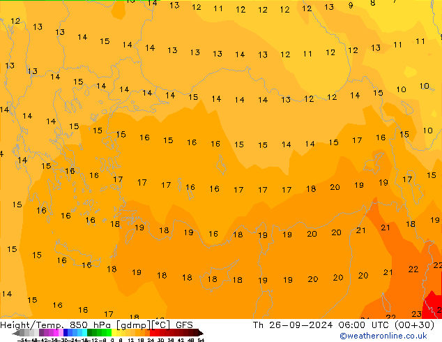 Z500/Rain (+SLP)/Z850 GFS Do 26.09.2024 06 UTC