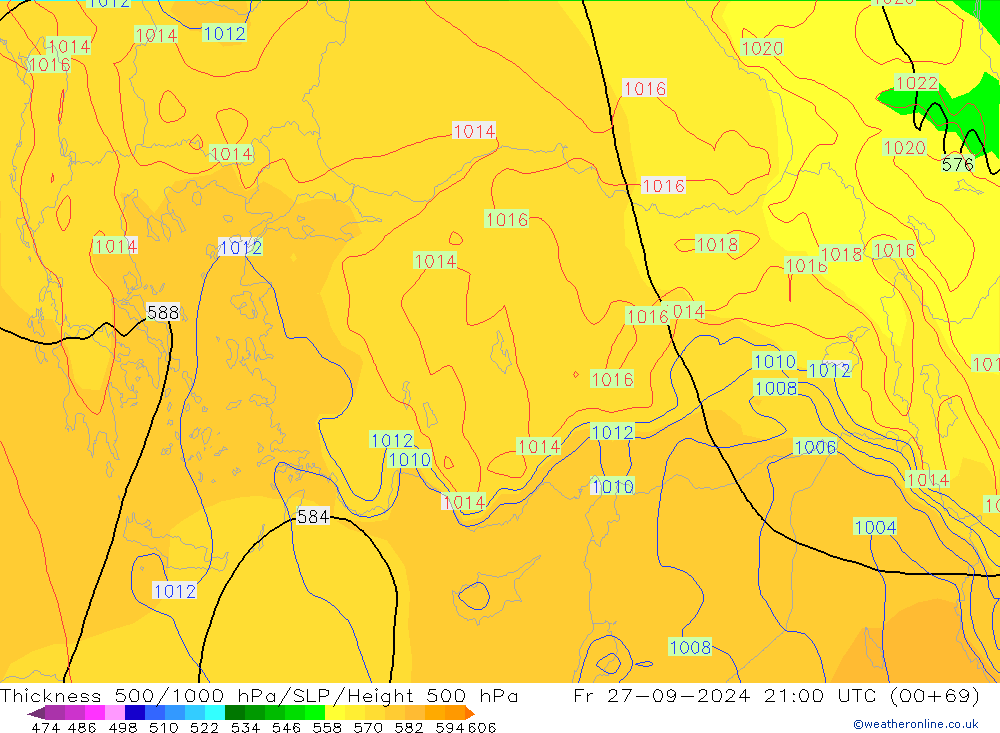 Thck 500-1000hPa GFS Pá 27.09.2024 21 UTC