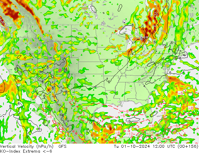 Convection-Index GFS October 2024