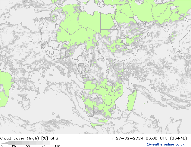 nuvens (high) GFS Sex 27.09.2024 06 UTC