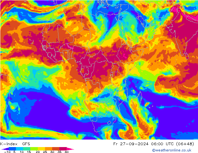 K-Index GFS pt. 27.09.2024 06 UTC