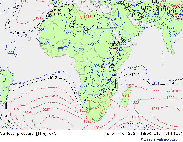 GFS: Tu 01.10.2024 18 UTC