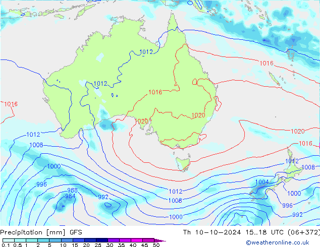 GFS: чт 10.10.2024 18 UTC