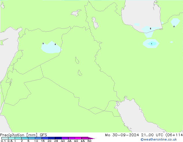 Precipitation GFS Mo 30.09.2024 00 UTC