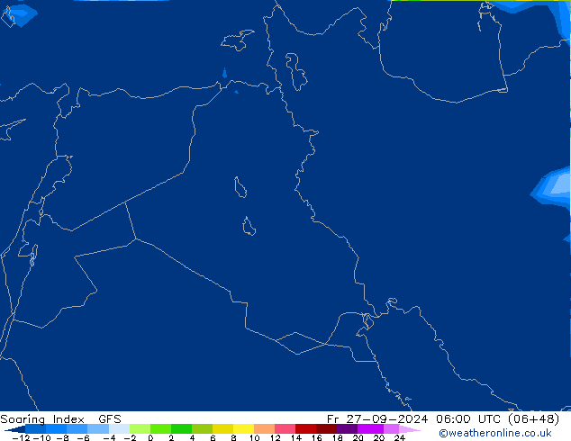 Soaring Index GFS Fr 27.09.2024 06 UTC