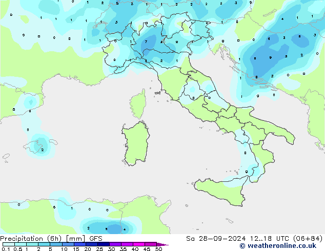 opad (6h) GFS wrzesień 2024