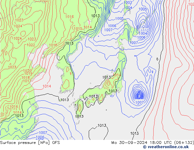 GFS: Mo 30.09.2024 18 UTC