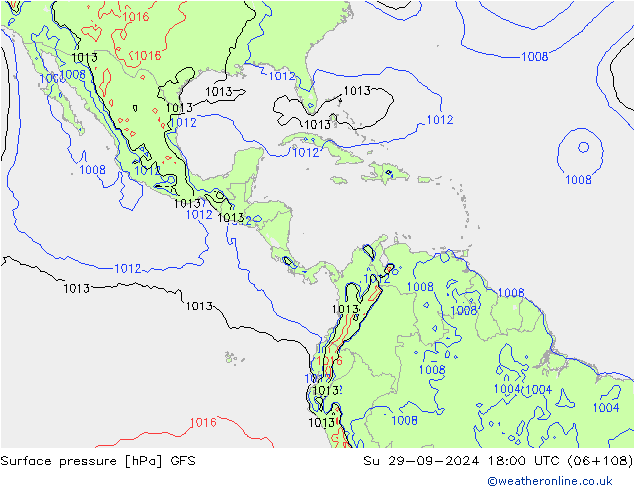 GFS: dim 29.09.2024 18 UTC