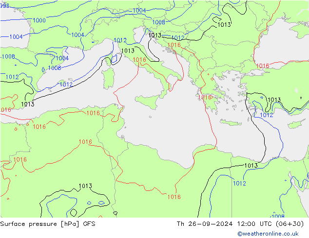 GFS: чт 26.09.2024 12 UTC