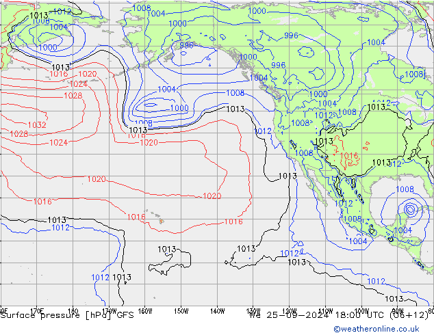 GFS: mié 25.09.2024 18 UTC