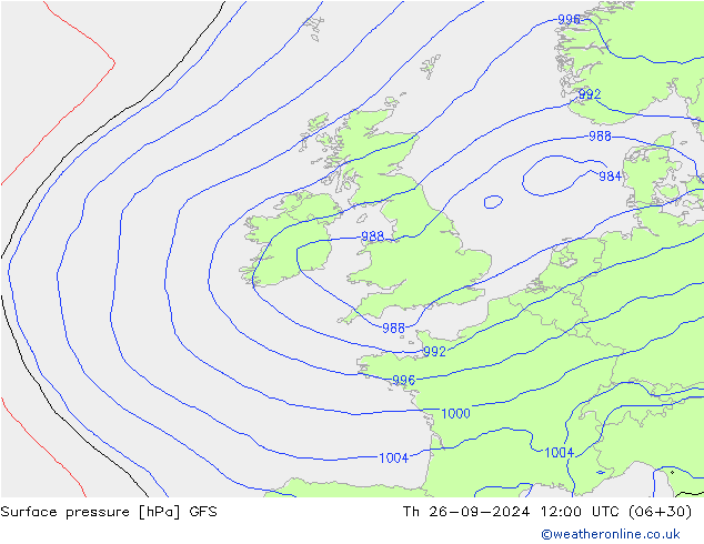 GFS: jeu 26.09.2024 12 UTC