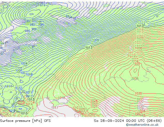 GFS: so. 28.09.2024 00 UTC