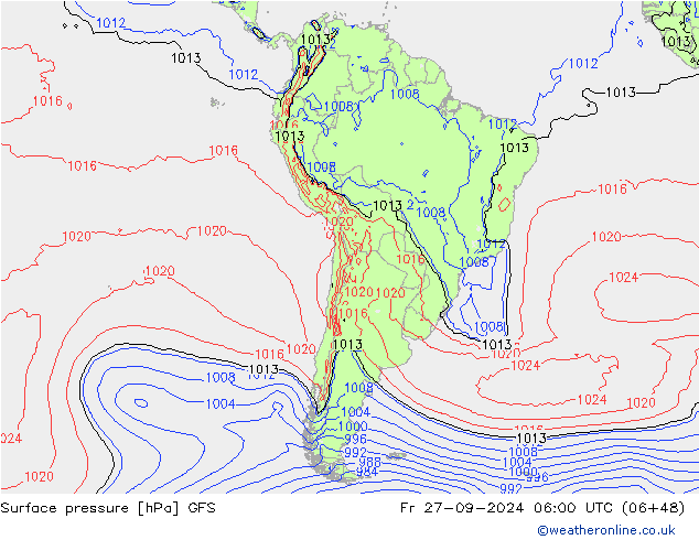 GFS: Fr 27.09.2024 06 UTC