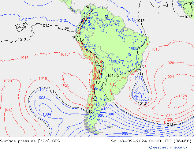 GFS: сб 28.09.2024 00 UTC