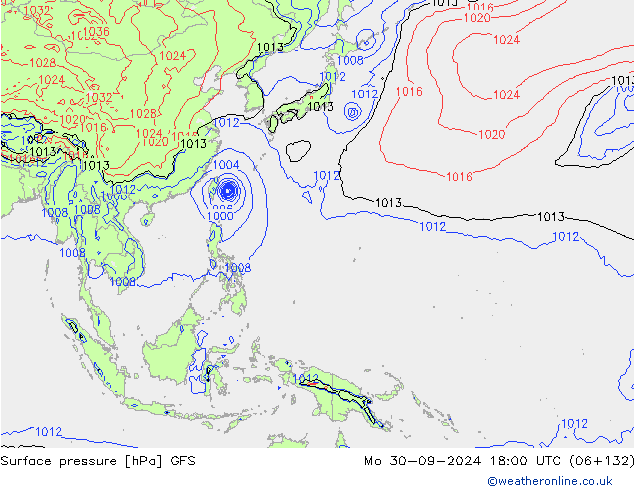 GFS: Mo 30.09.2024 18 UTC