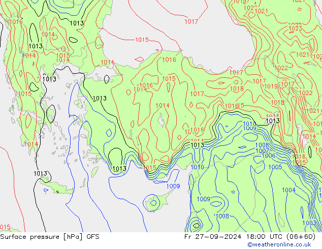 GFS:  27.09.2024 18 UTC