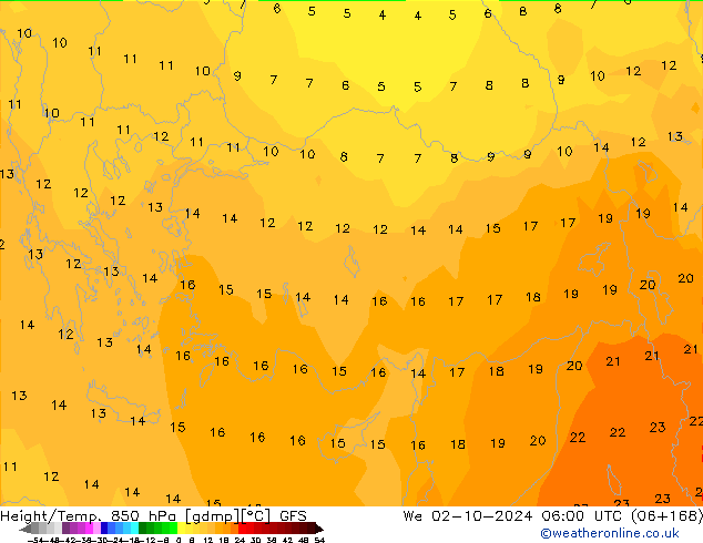 Z500/Rain (+SLP)/Z850 GFS ср 02.10.2024 06 UTC