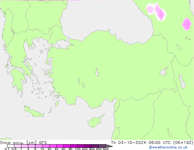 Snow accu. GFS octobre 2024