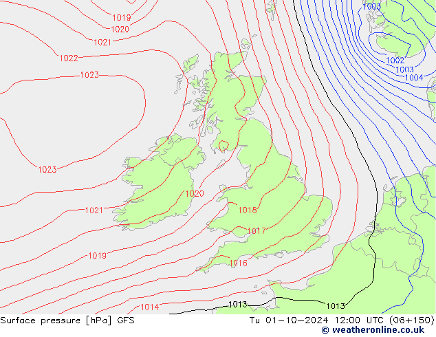 GFS: вт 01.10.2024 12 UTC