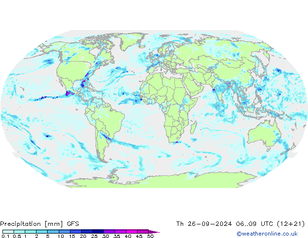 Precipitation GFS Th 26.09.2024 09 GMT