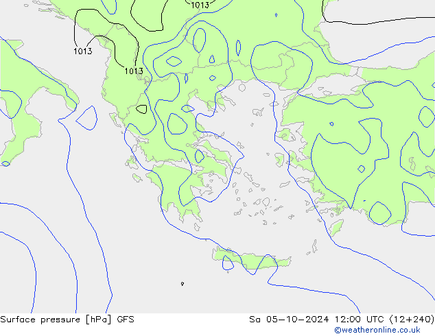 GFS: сб 05.10.2024 12 UTC