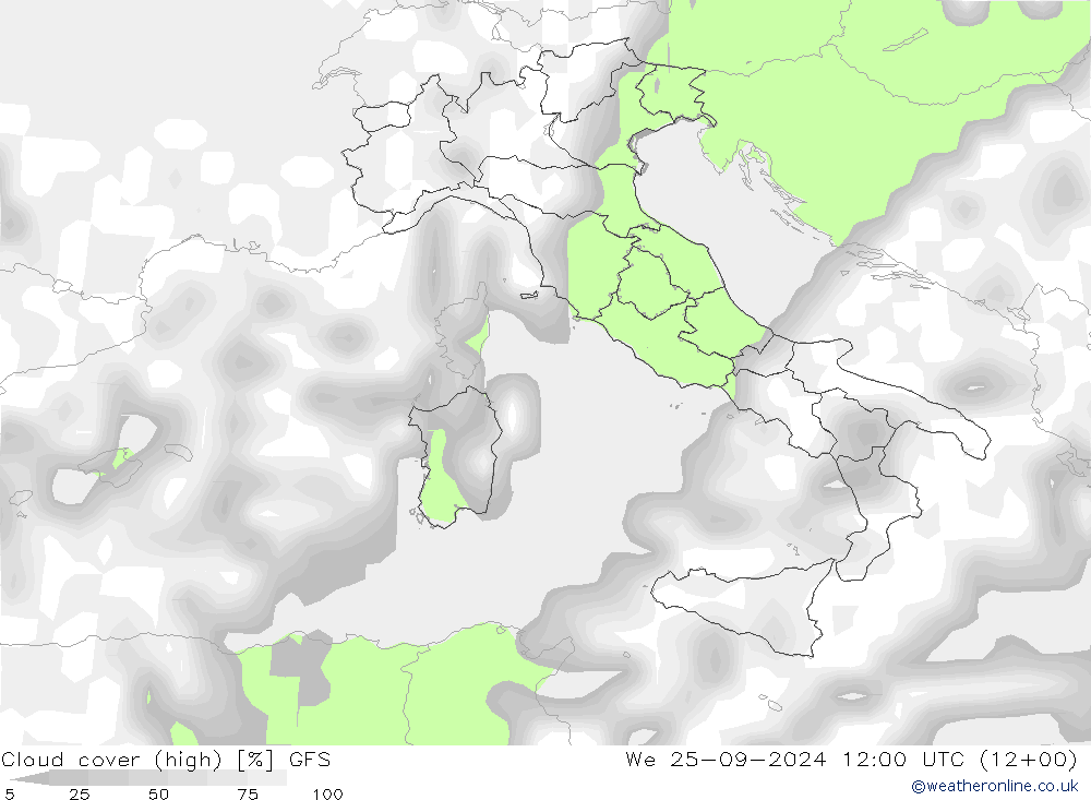  () GFS  25.09.2024 12 UTC