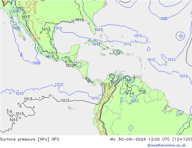 GFS: Mo 30.09.2024 12 UTC