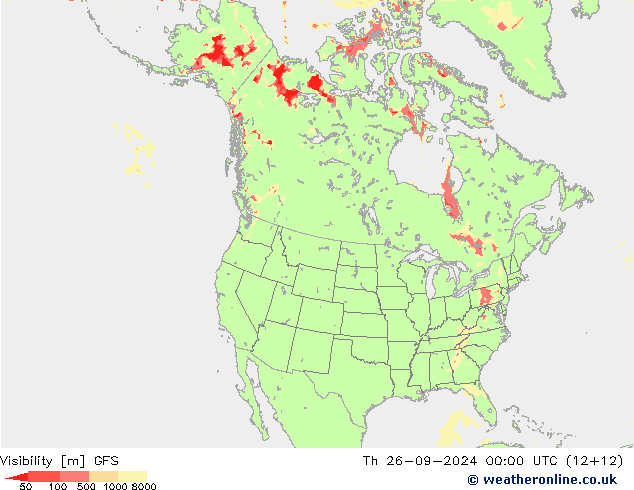 Sichtweite GFS Do 26.09.2024 00 UTC