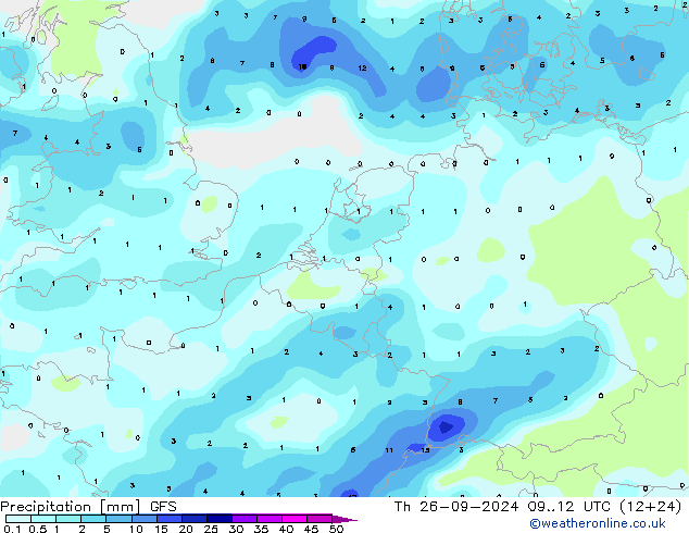 GFS: Do 26.09.2024 12 UTC