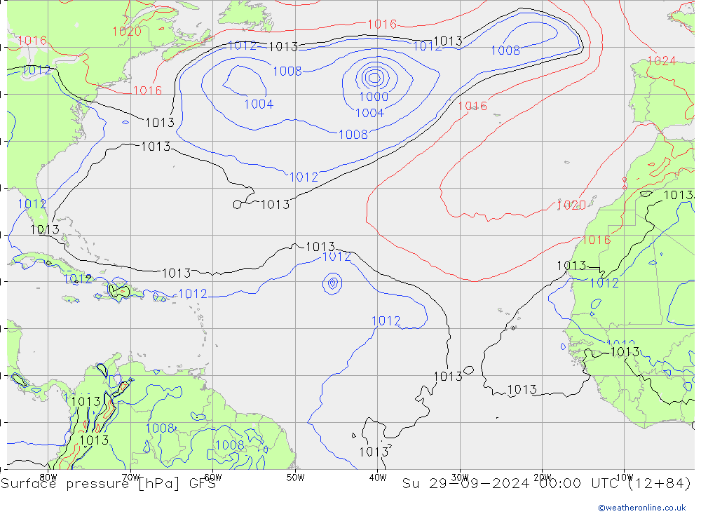 GFS:  29.09.2024 00 UTC