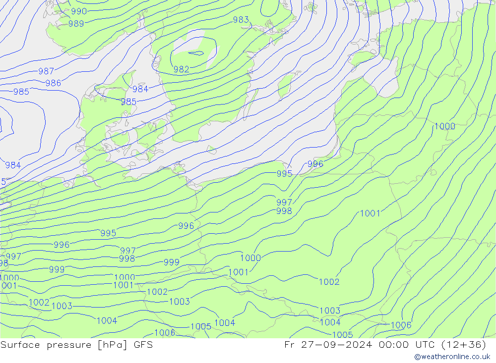 GFS: pt. 27.09.2024 00 UTC