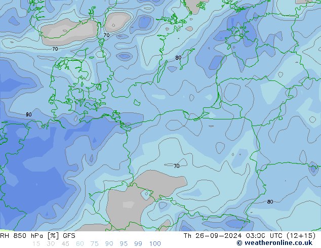 RV 850 hPa GFS do 26.09.2024 03 UTC