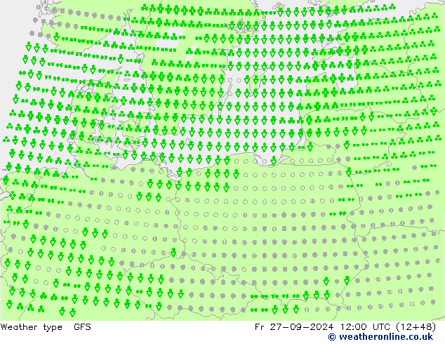 вид осадков GFS пт 27.09.2024 12 UTC