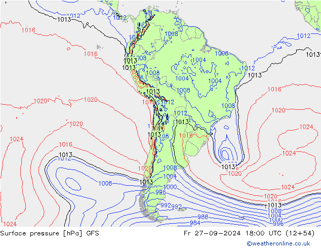 GFS: Fr 27.09.2024 18 UTC