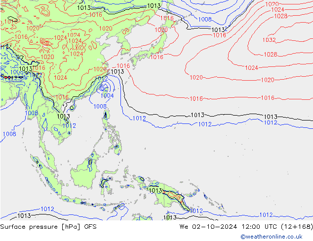 GFS: Çar 02.10.2024 12 UTC