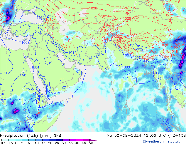  (12h) GFS  30.09.2024 00 UTC