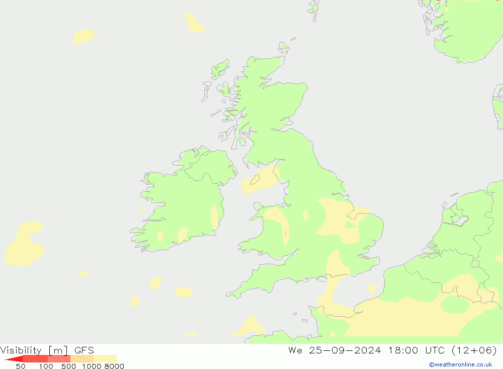 видимость GFS ср 25.09.2024 18 UTC