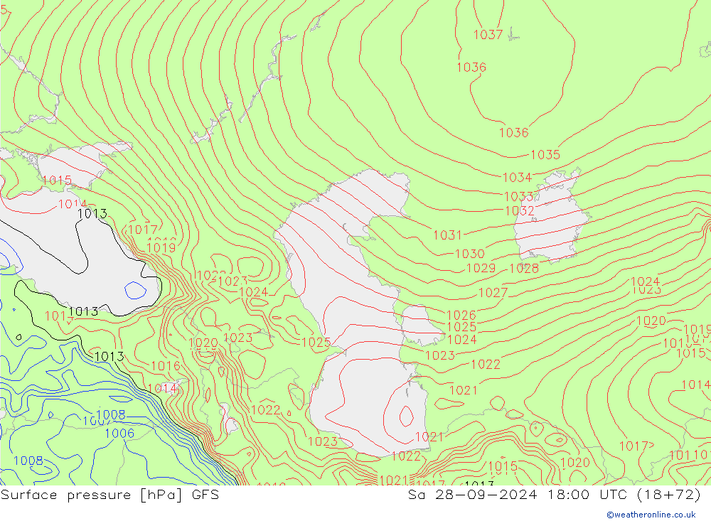 GFS: Sáb 28.09.2024 18 UTC