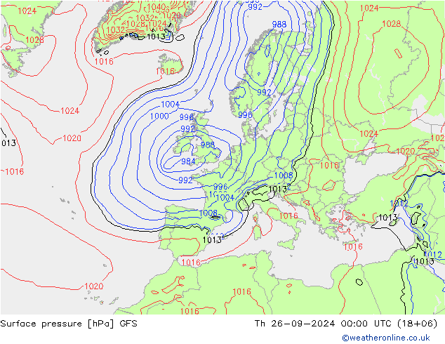 GFS: Per 26.09.2024 00 UTC