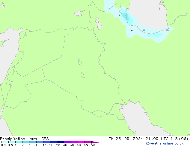 Précipitation GFS jeu 26.09.2024 00 UTC