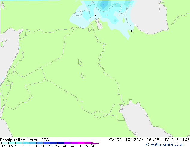 Precipitation GFS October 2024