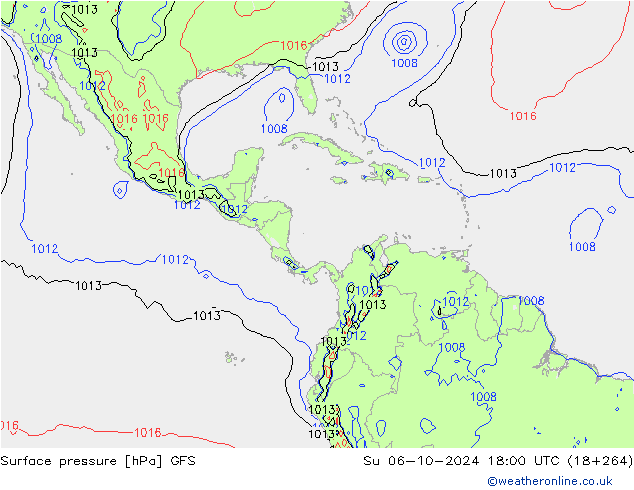 GFS: Вс 06.10.2024 18 UTC