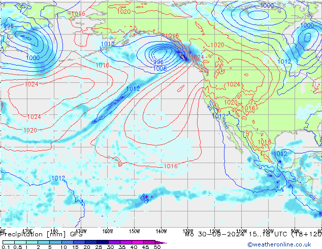 precipitação GFS Seg 30.09.2024 18 UTC