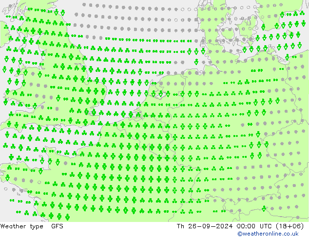 Weather type GFS Th 26.09.2024 00 UTC