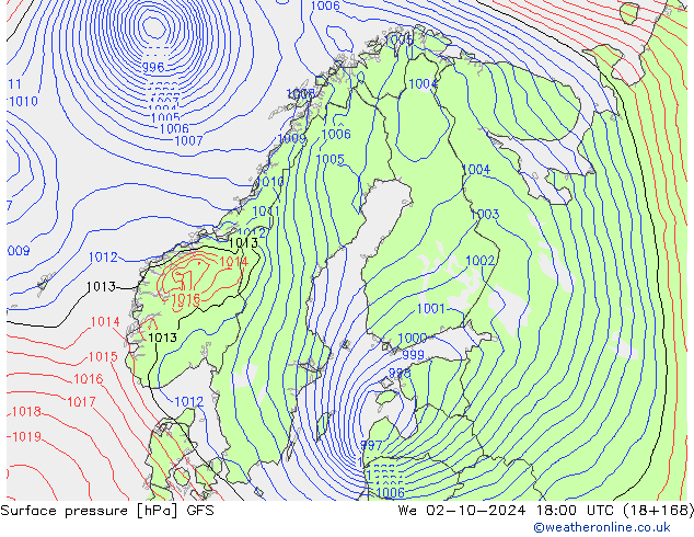 GFS: mié 02.10.2024 18 UTC